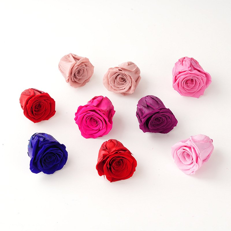 Natural flowers Rose 5-6cmB Grade 6 Fresh dried flowers diy Decorative flowers Manufacturer Wholesale Valentine's Day