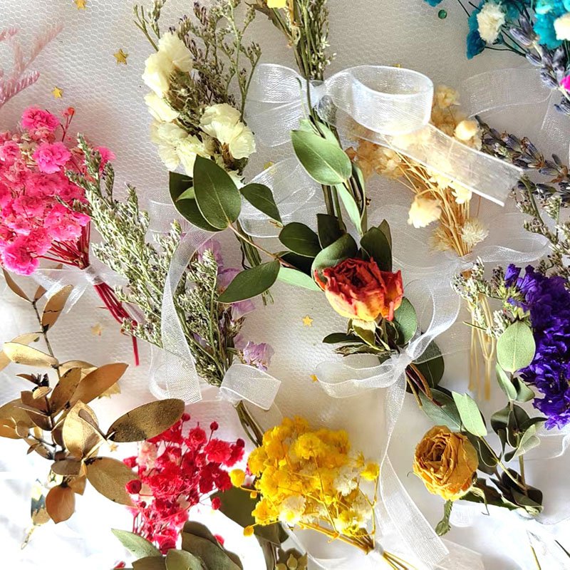 DREA cheap dried flowers for candle making baby breath flower dried gypsophila flower