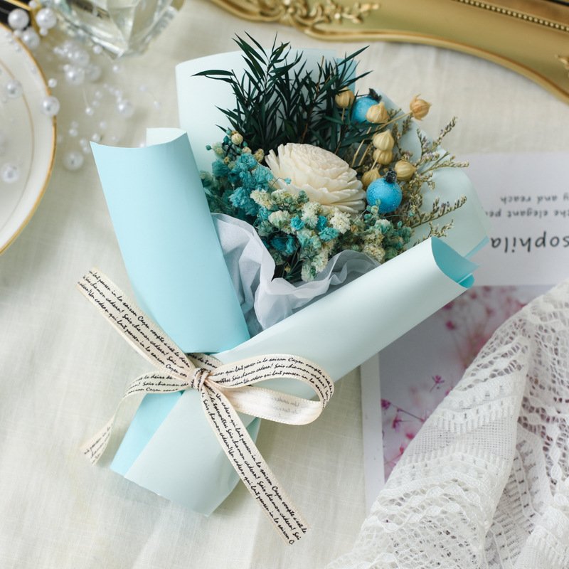 Hot sale Beautiful Rose small bouquet for girlfriend birthday gift simulated soap flower gift
