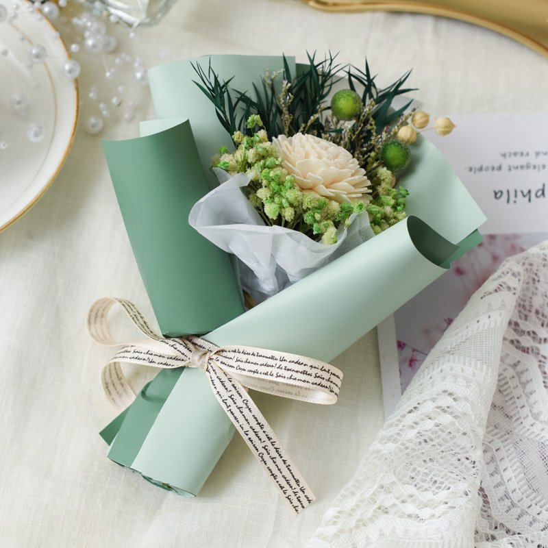 Hot sale Beautiful Rose small bouquet for girlfriend birthday gift simulated soap flower gift