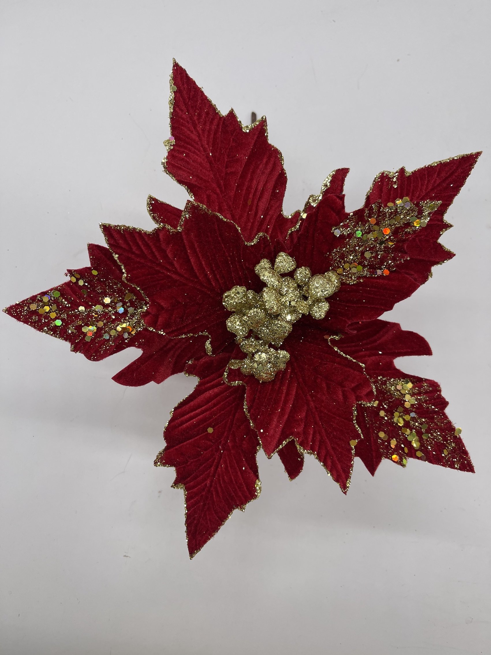 Hot Selling Velvets Christmas Dried Tree Ornaments Flowers