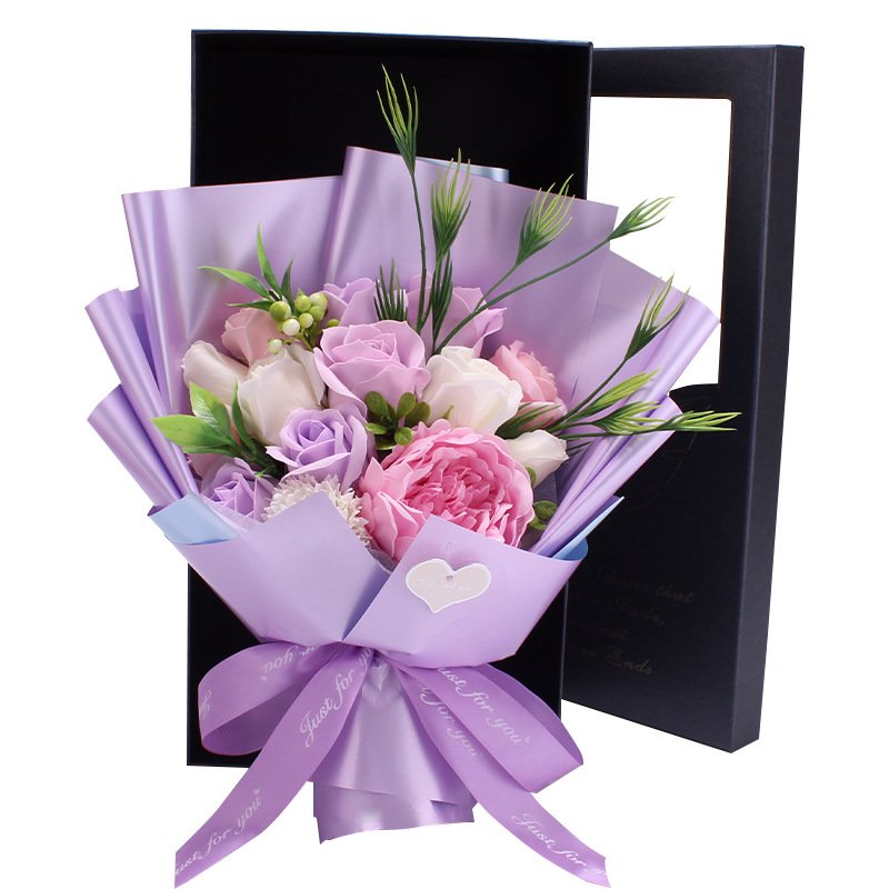 Hot Sale Mother's Day Bride Flower Bouquet Artificial Carnation Flower For Decoration Festival Party Gifts