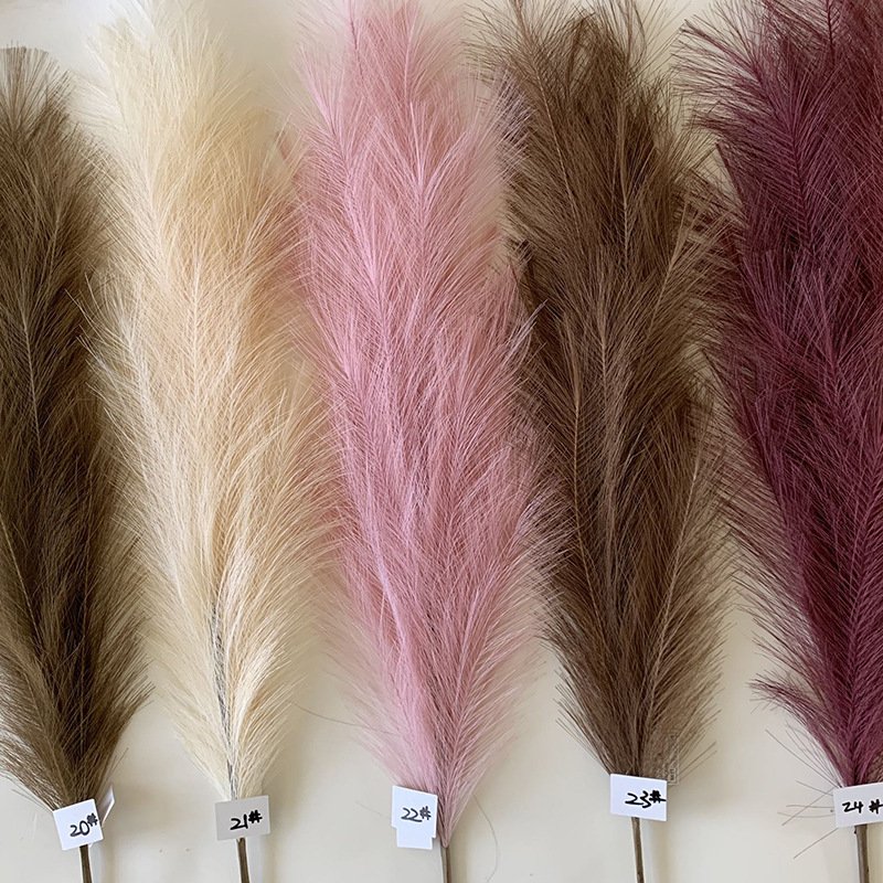 1pc 81cm Artificial Pampas Grass Dried Reed Flowers Bouquet Fake Plants For Wedding Home Room Decor Rabbit Tail Grass Christmas