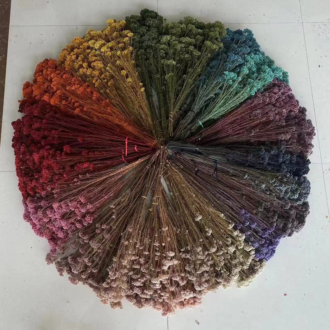 Manufacturer Preserved Natural millet flowers Dried Bouquet For Home And Wedding Decoration