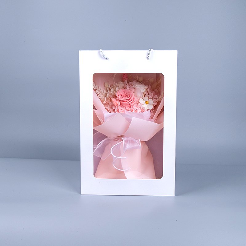 Unique Design Hot Sale Preserved Rose Wedding Bouquet Flower for Wedding Event Decoration Dried Flower Bouquet