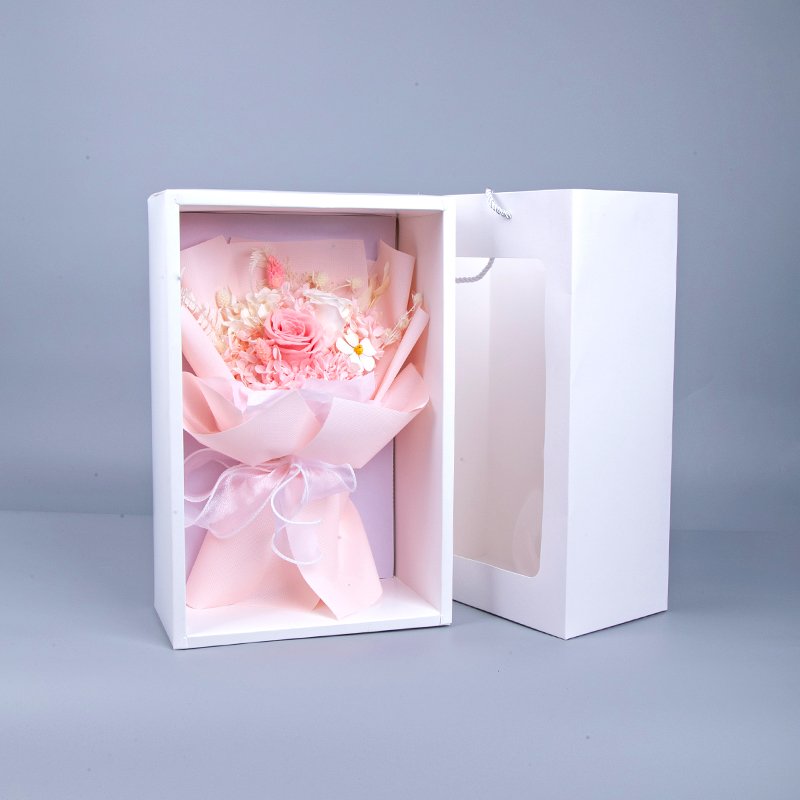Unique Design Hot Sale Preserved Rose Wedding Bouquet Flower for Wedding Event Decoration Dried Flower Bouquet