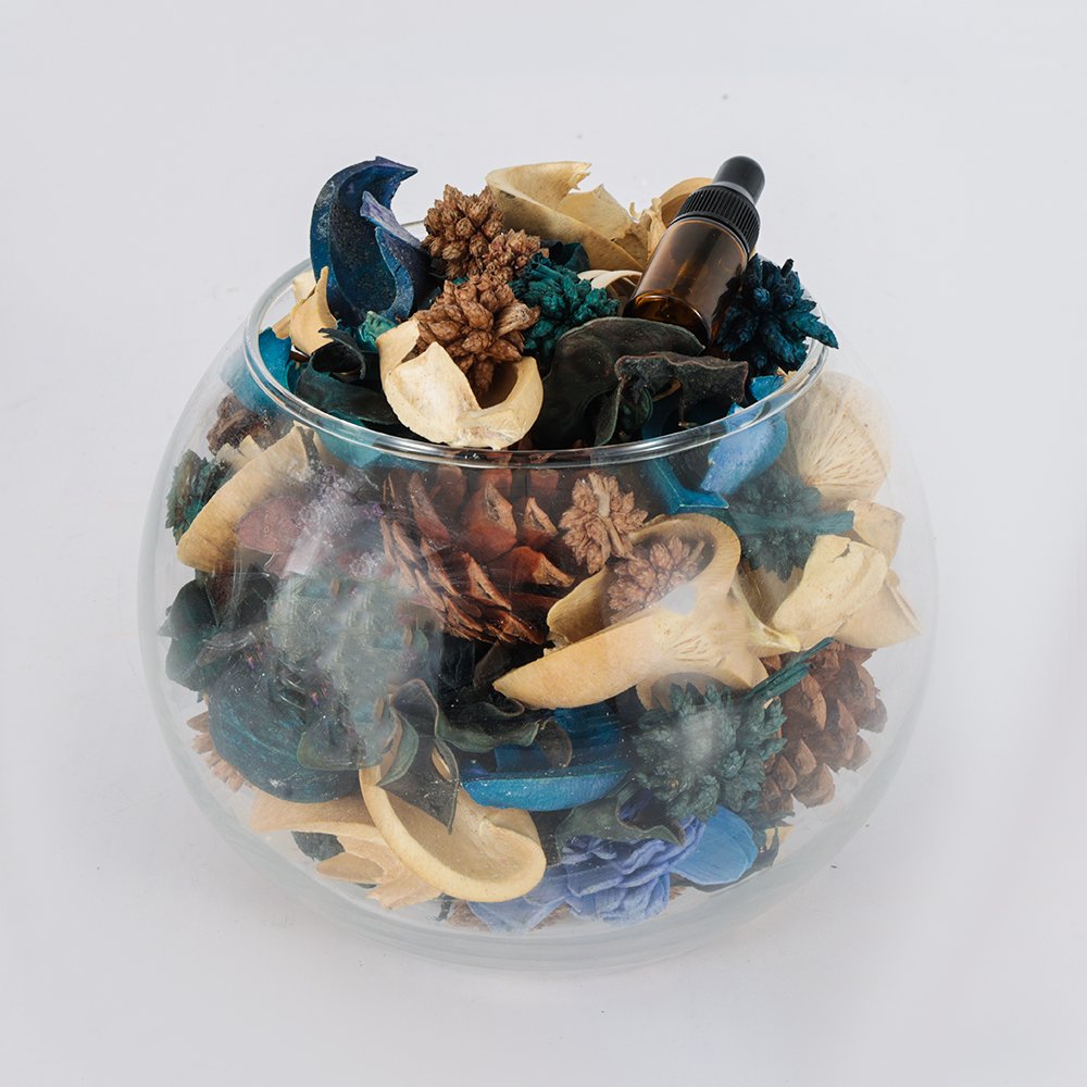 Cotton Shell Aromatic Perfume Fragrance Potpourri Glass Sachet Scented Dried Flowers Air Freshener Gift Sets
