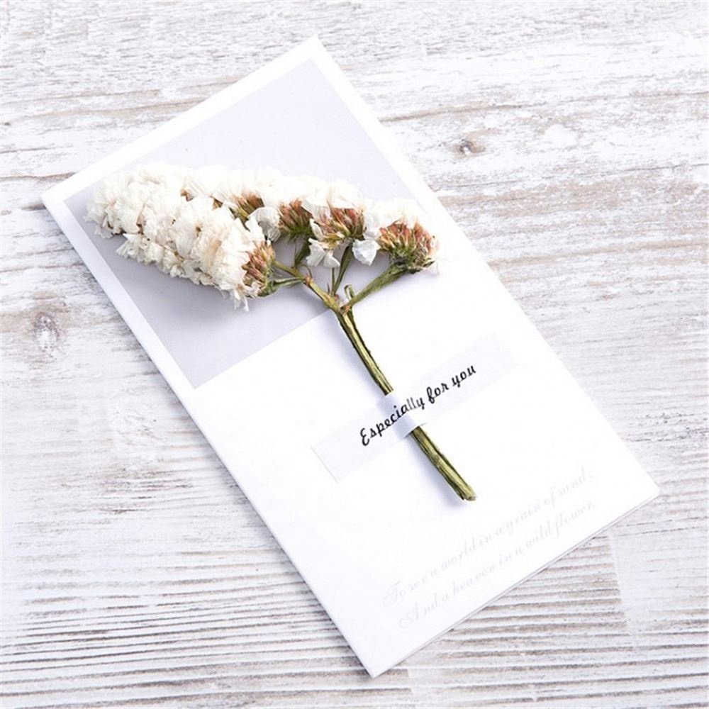 New Styles Dried Flowers Greeting Cards
