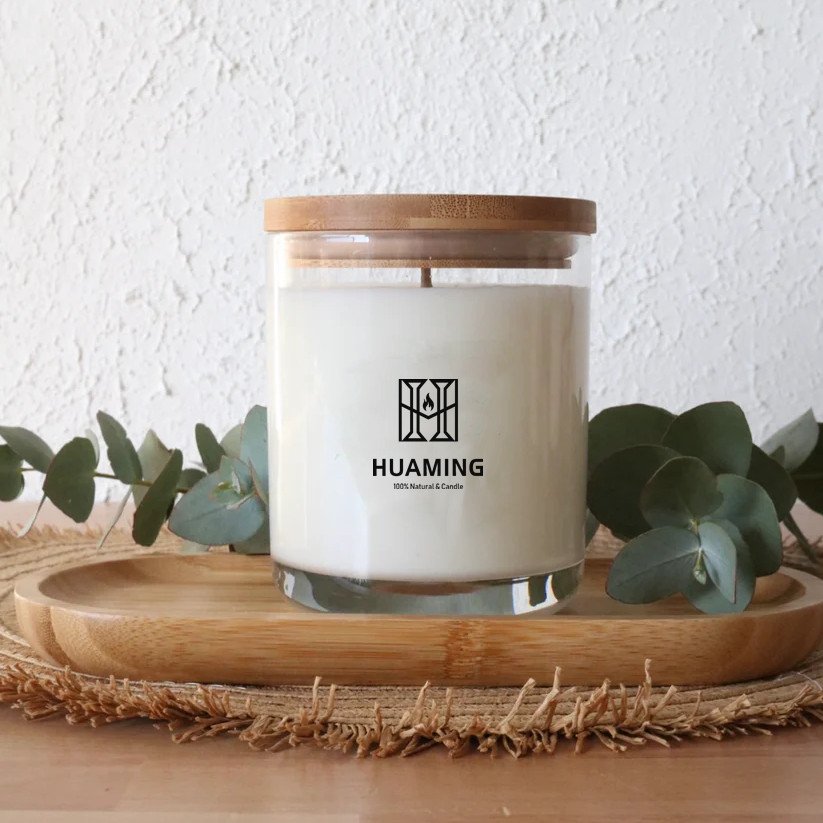 New Arrival Lighting Lover custom luxury Christmas popular soy wax handmade home fragrance oil glass jar scented candle