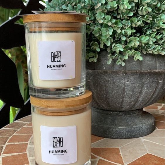 New Arrival Lighting Lover custom luxury Christmas popular soy wax handmade home fragrance oil glass jar scented candle