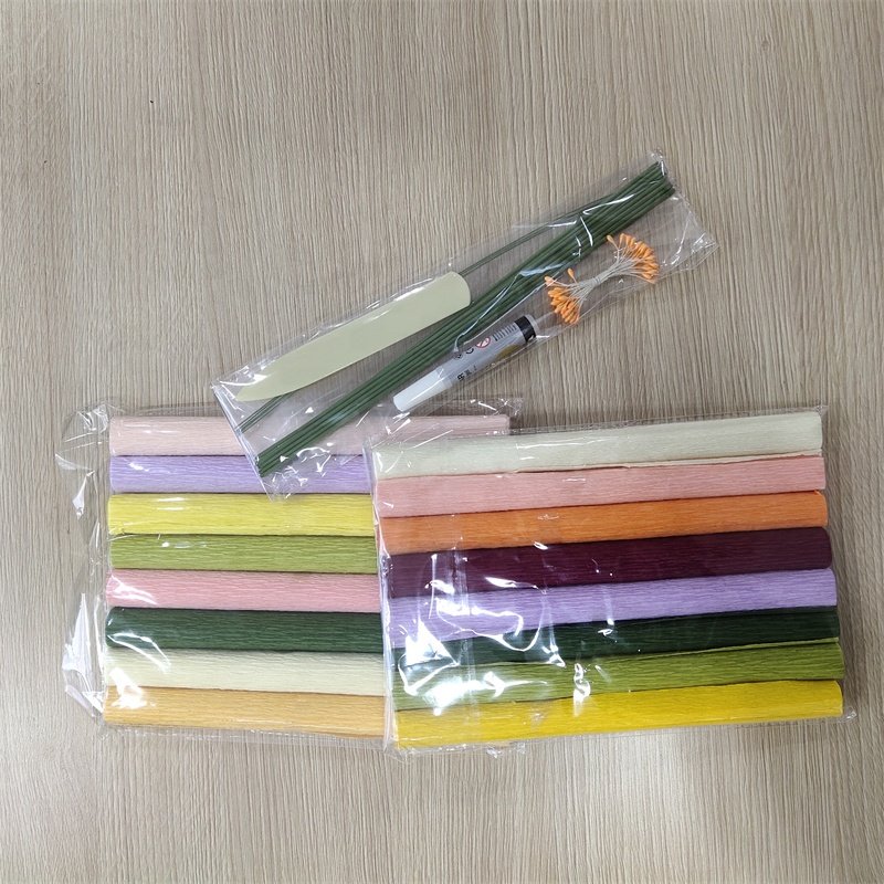 New China handmade or DIY high quality customized party or wedding decorative crepe paper flowers dried flowers/pampas