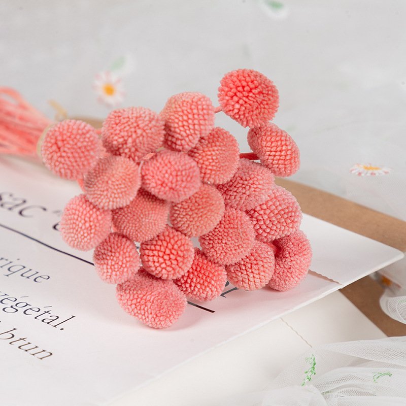 Amazon Hot Selings 2024 Billy Button Preserved Craspedia for Wedding Decoration Arrangements