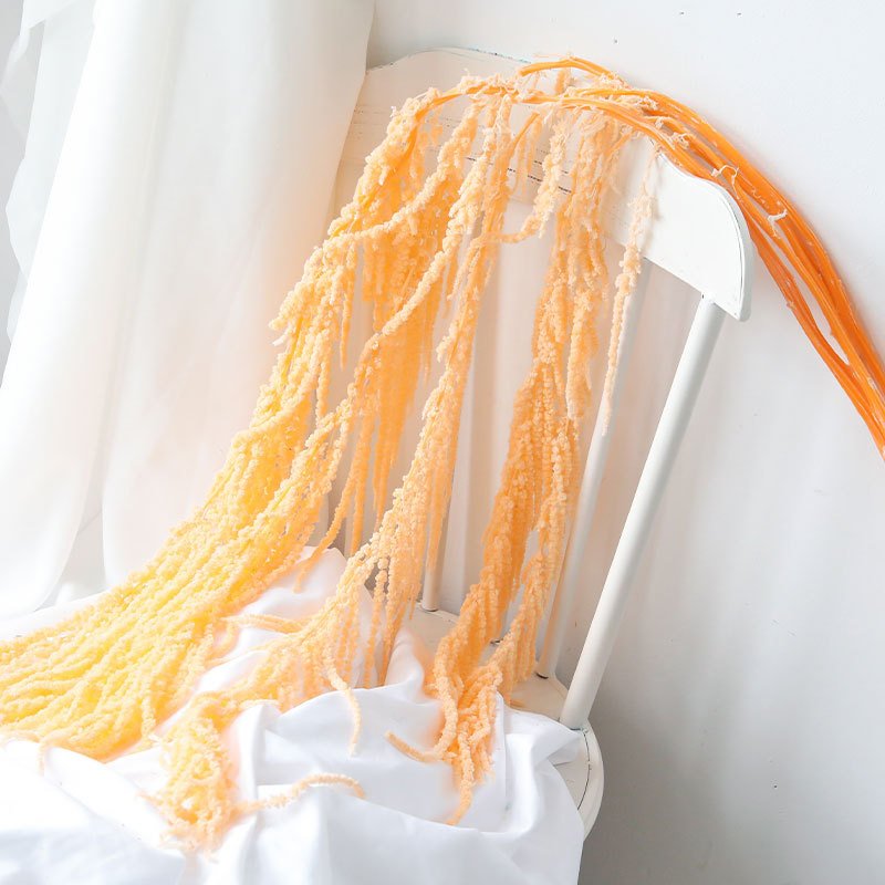 Wedding Decor DIY Bleached Immortal Amaranthus Hanging Preserved Hanging Flowers Stem Amaranthus