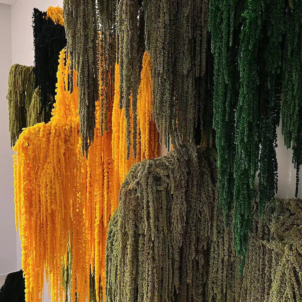 Wedding Decor DIY Bleached Immortal Amaranthus Hanging Preserved Hanging Flowers Stem Amaranthus
