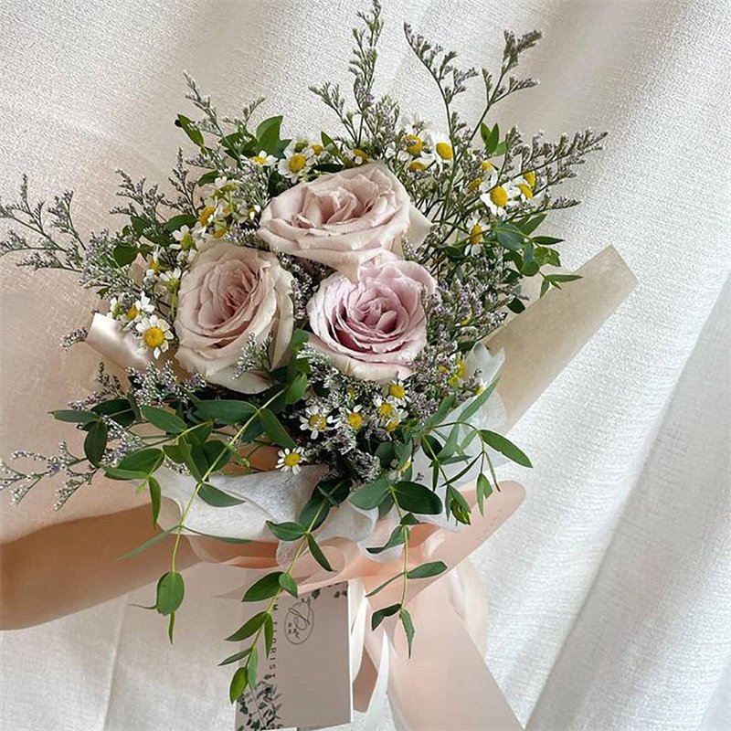 Preserved Natural Flowers Preserved Limonium Statice Everlasting Valentine's Grass Decorative Flower Limonium Statice