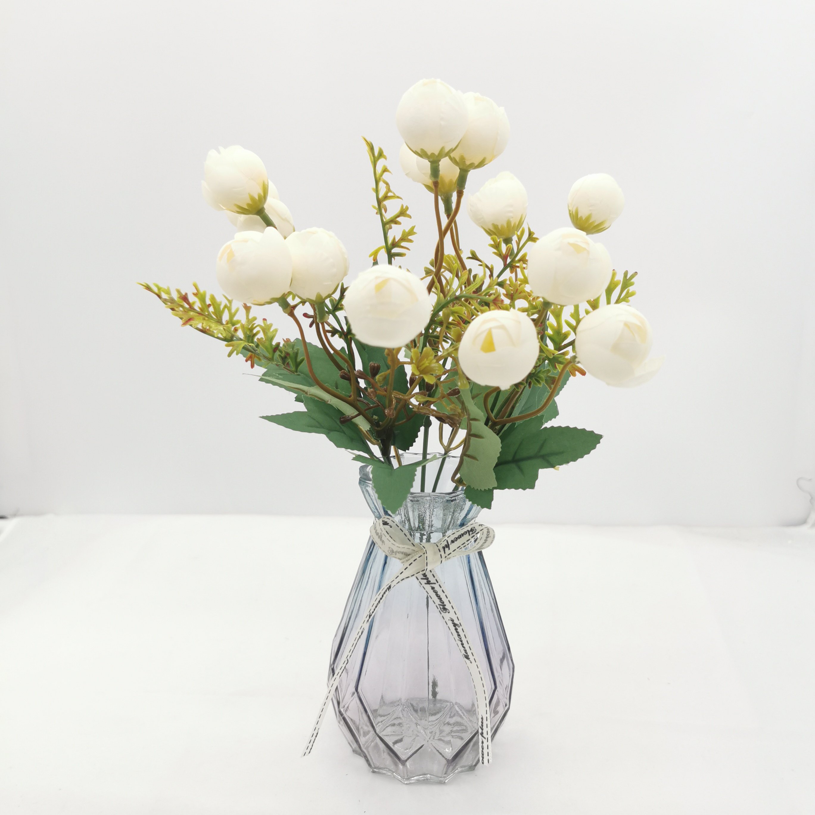 QIDA XH003 5 Heads dried flowers Decorative flowers Plants For Home Wedding Decorative Flowers Hot Sale 23237