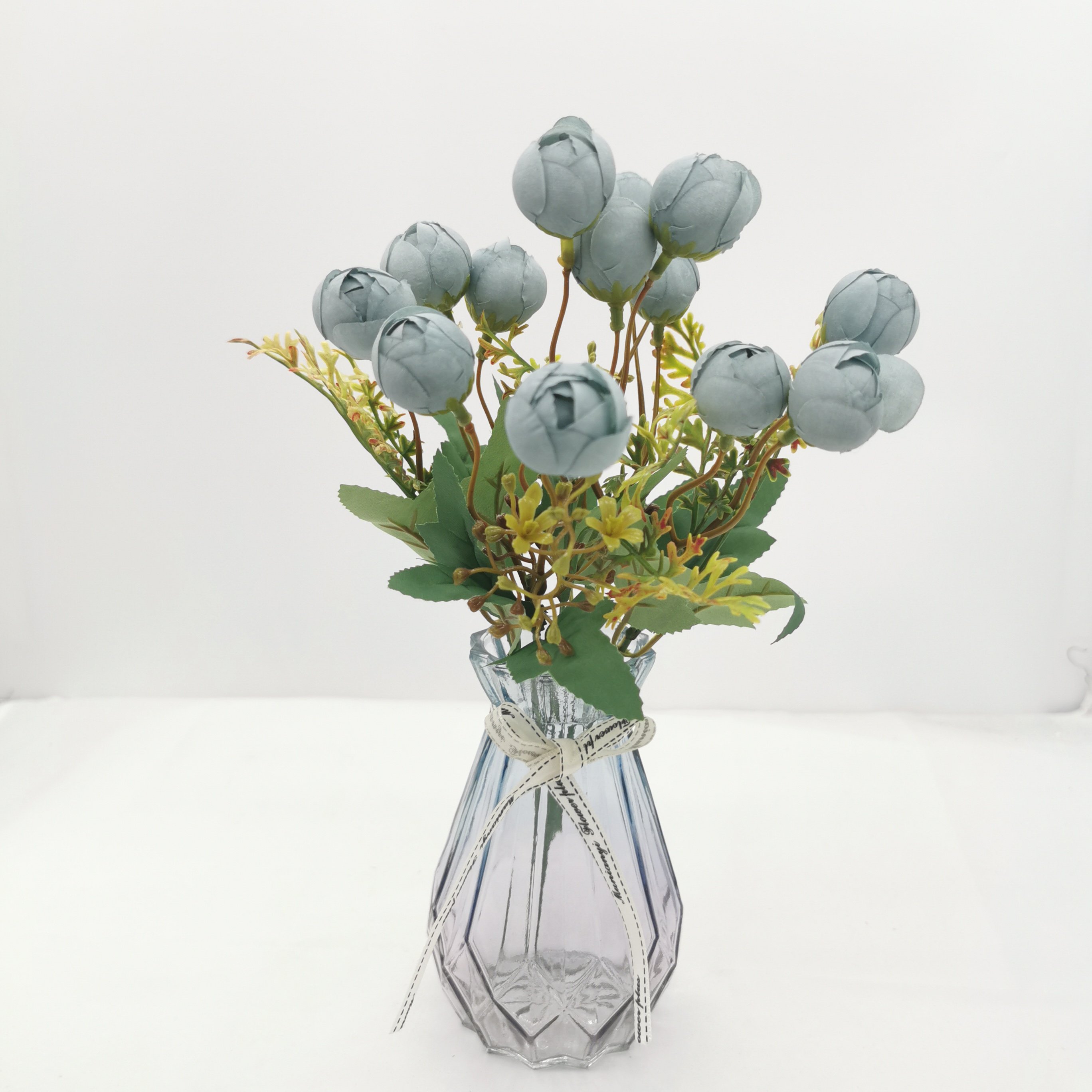 QIDA XH003 5 Heads dried flowers Decorative flowers Plants For Home Wedding Decorative Flowers Hot Sale 23237