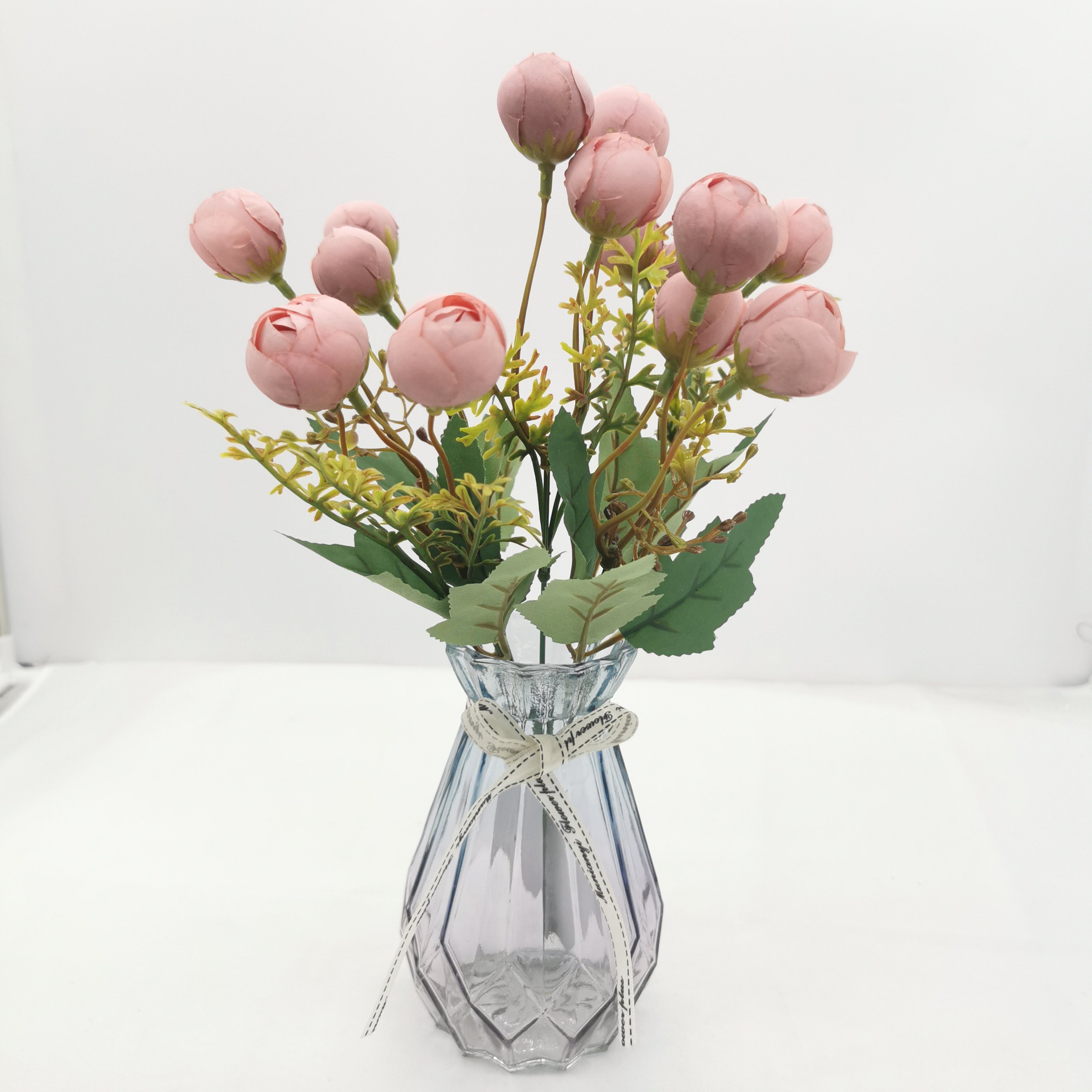 QIDA XH003 5 Heads dried flowers Decorative flowers Plants For Home Wedding Decorative Flowers Hot Sale 23237