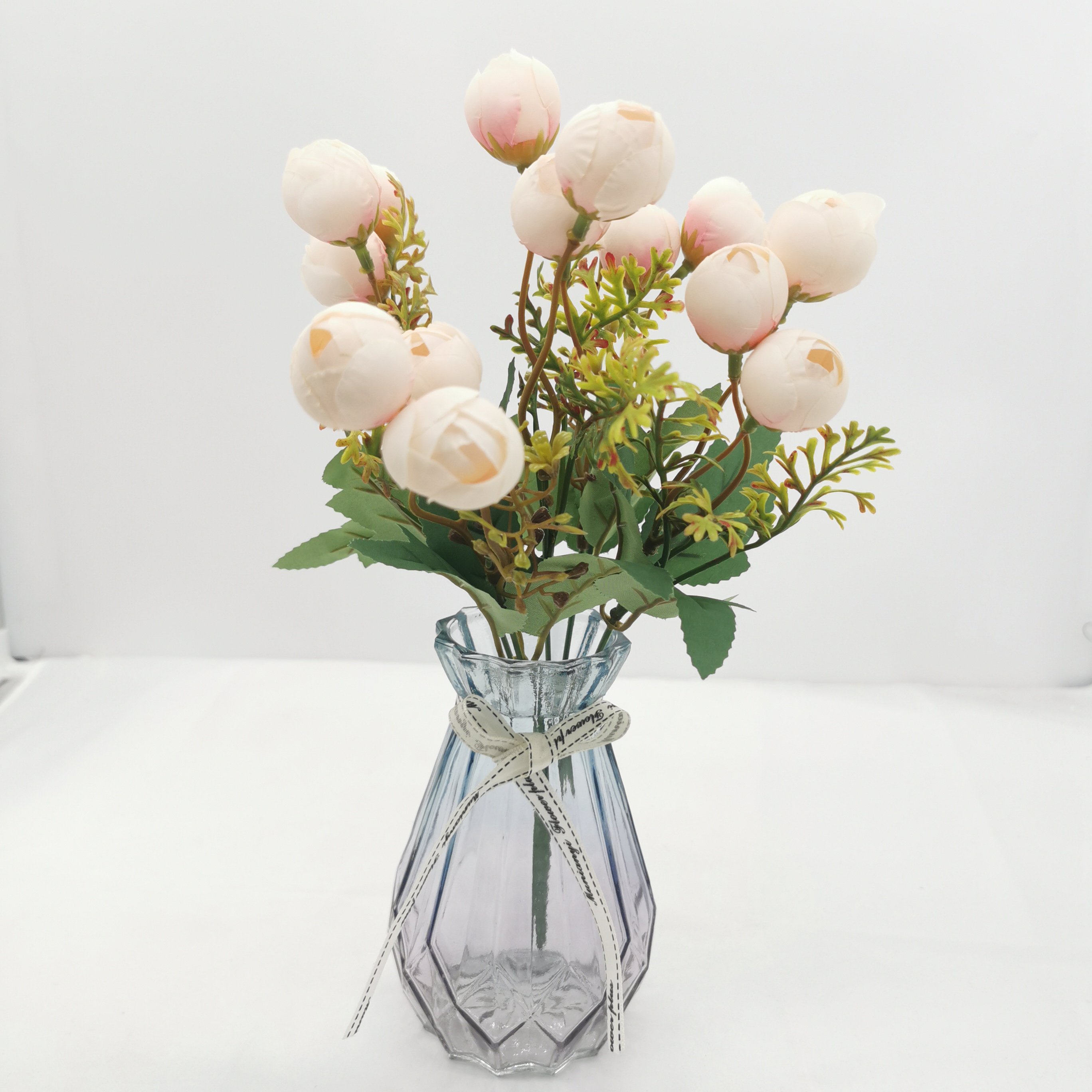 QIDA XH003 5 Heads dried flowers Decorative flowers Plants For Home Wedding Decorative Flowers Hot Sale 23237