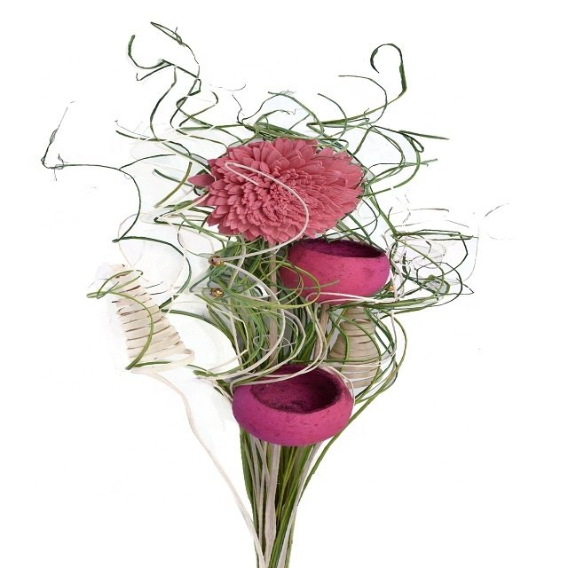 Dried Palm Leaves Decorative Flower Bouquet for Home Garden for Mother's Day Valentine's Day Thanksgiving Christmas Celebrations