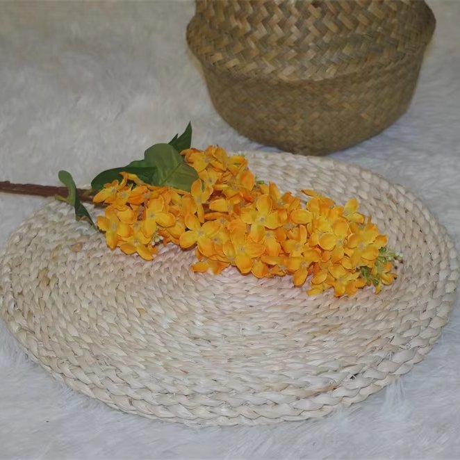 Factory Custom Decorative Lilacs Garland High Quality Artificial Flowers Decoration with 3 Heads Wed Decorative Flowers