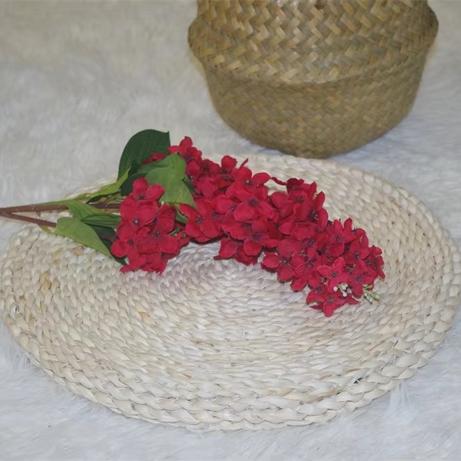 Factory Custom Decorative Lilacs Garland High Quality Artificial Flowers Decoration with 3 Heads Wed Decorative Flowers