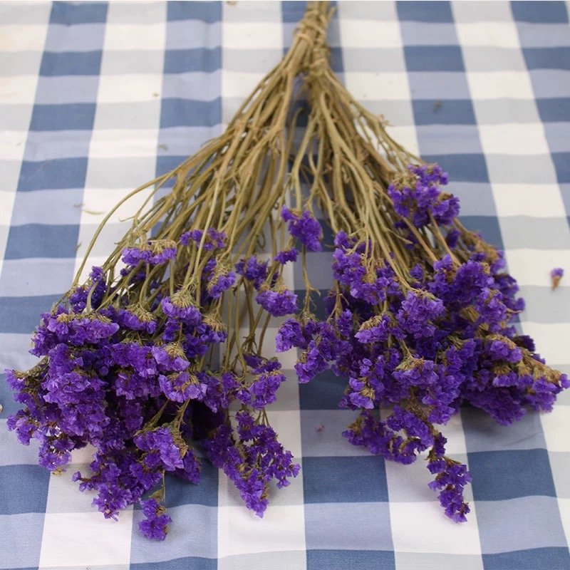 Wholesale Mori natural flower statice dried flower for living room wedding home decoration