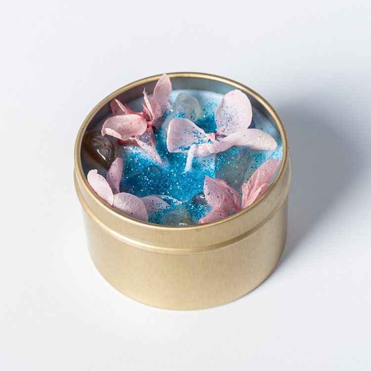 2023 New design, dried flower aromatherapy soybean wax, support customization