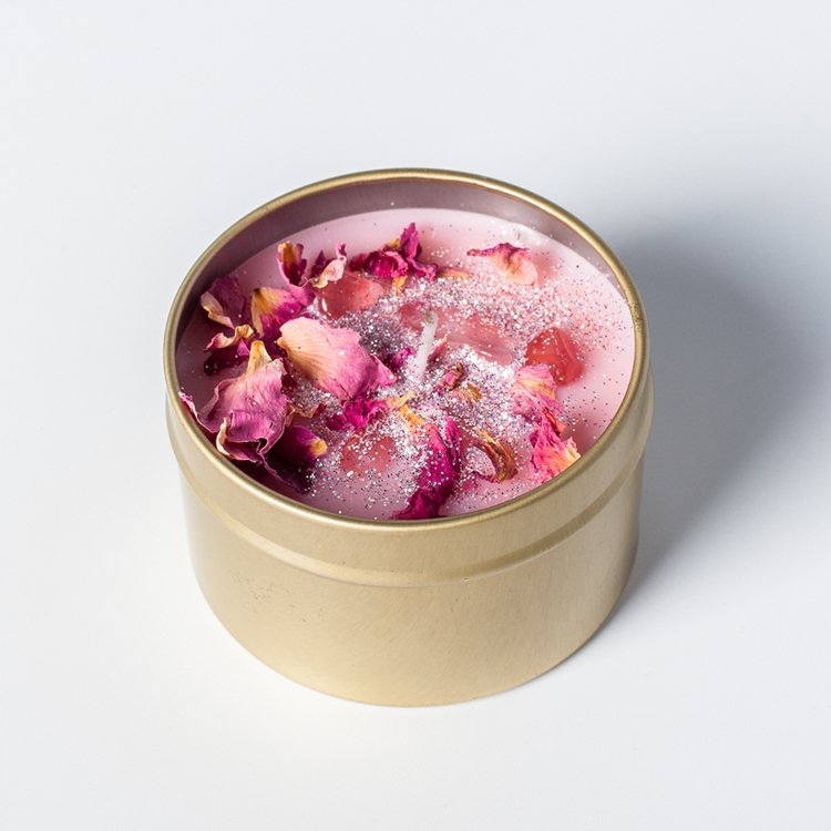 2023 New design, dried flower aromatherapy soybean wax, support customization