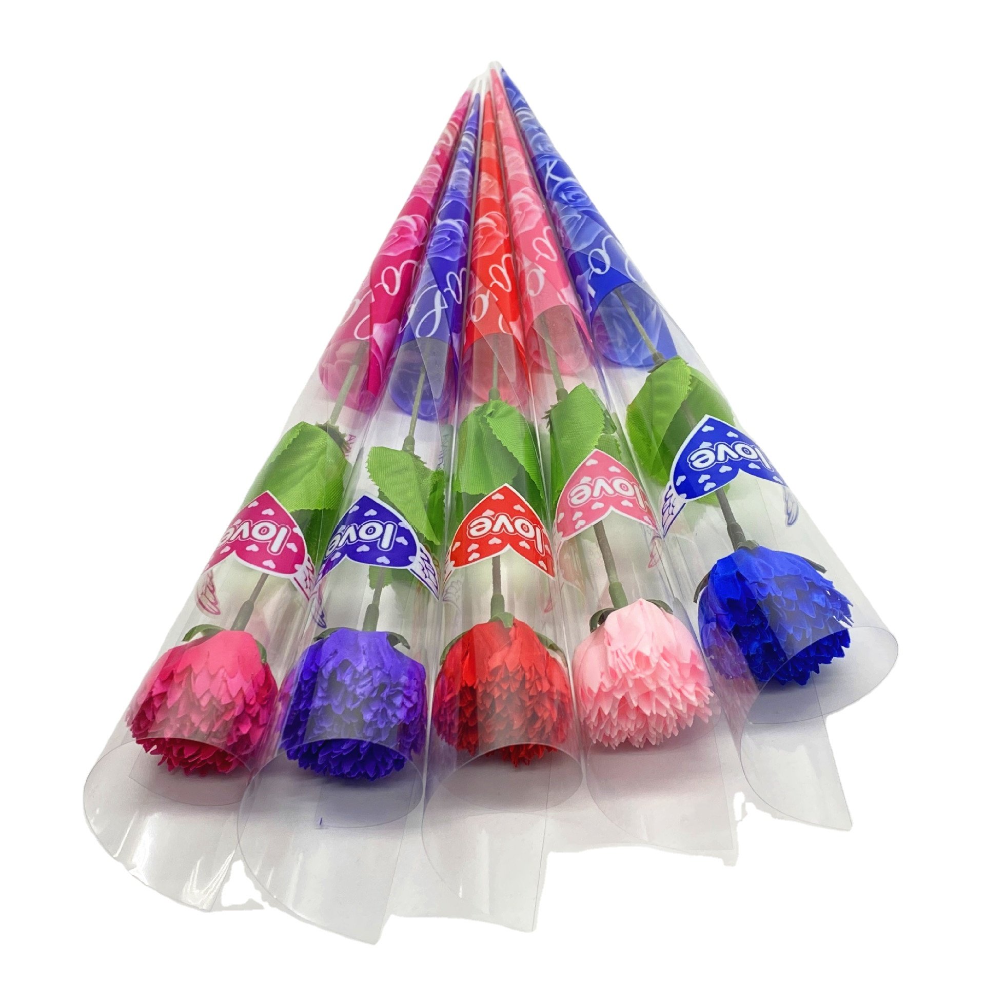Wholesale Artificial Soap Flower Valentine's Day Rose Flower Artificial Saint Rose Gift Christmas Decoration