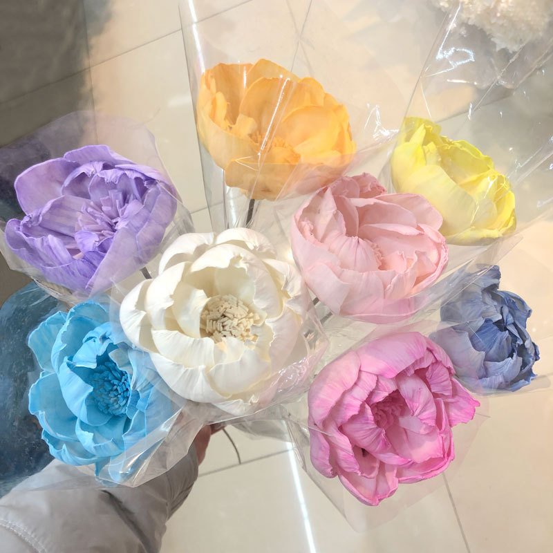 2024 Amazon New Product Ideas Flower Arrangement Sola Flower Handmade flowers Decorations for Home/wedding/bouquet