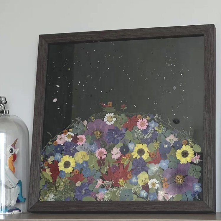 Custom mixed natural flowers specimen for DIY resin decor handmade real dried pressed flowers