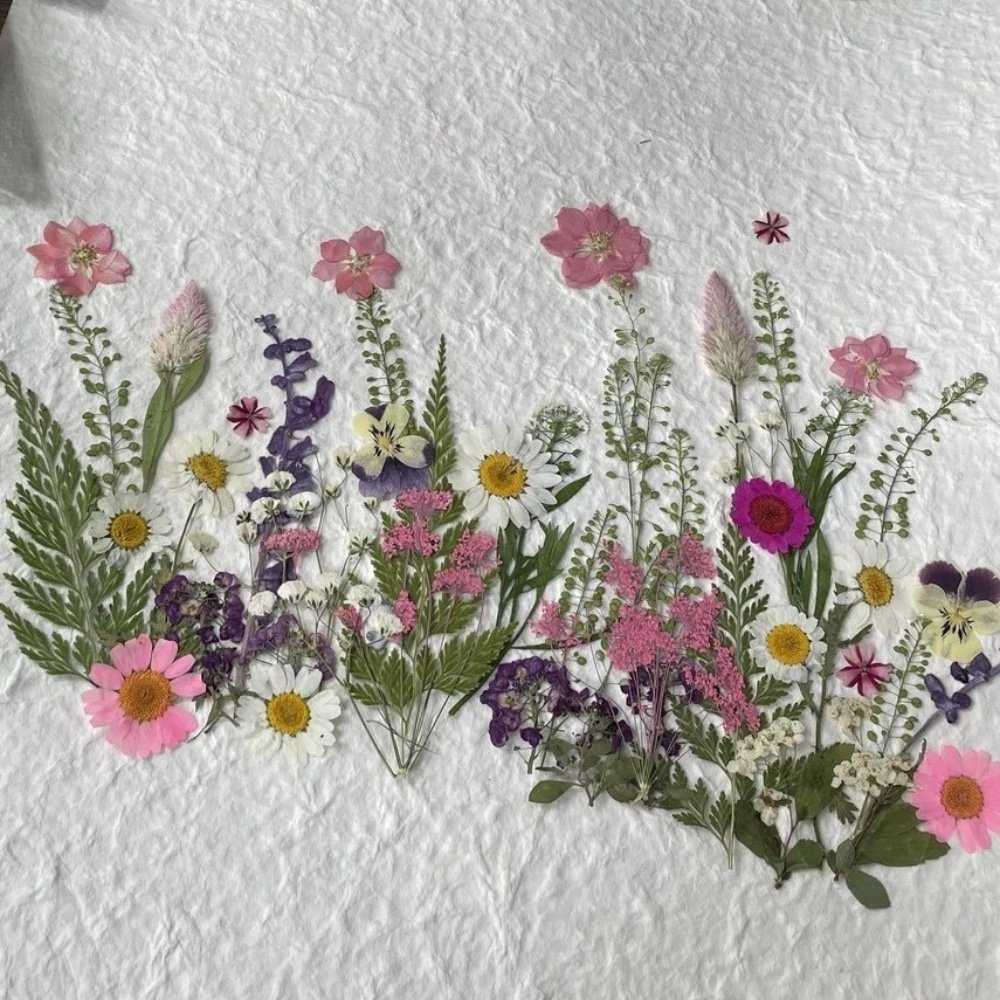 Custom mixed natural flowers specimen for DIY resin decor handmade real dried pressed flowers