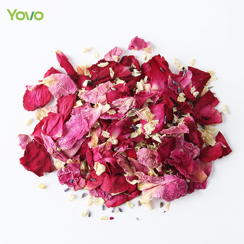 Private Label Custom Package Biodegradable Wedding Confetti Dried Flower Petals Lavender Jasmine Rose Calendula Petal