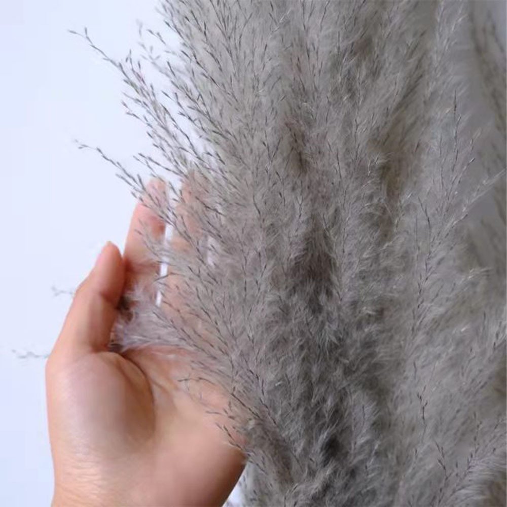 Top sale yunnan wholesale dried flower dried grey large pampas grass for wedding decoration