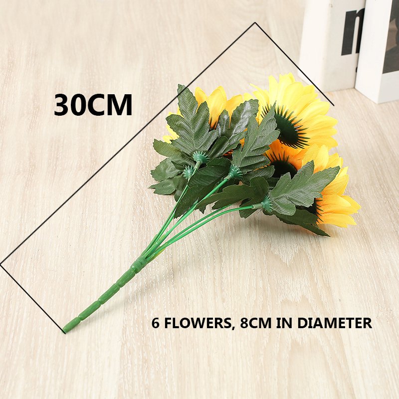 hot sale artificial sunflower manufacturers wholesale handmade wedding sunflowers with natural touch and bright colors