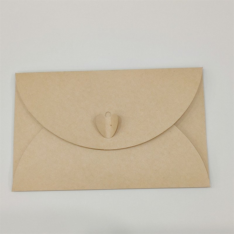 Wholesale Vintage DIY Recycled Paper Thank You Card Valentine Cards Dried Flowers Greeting Cards With Flower