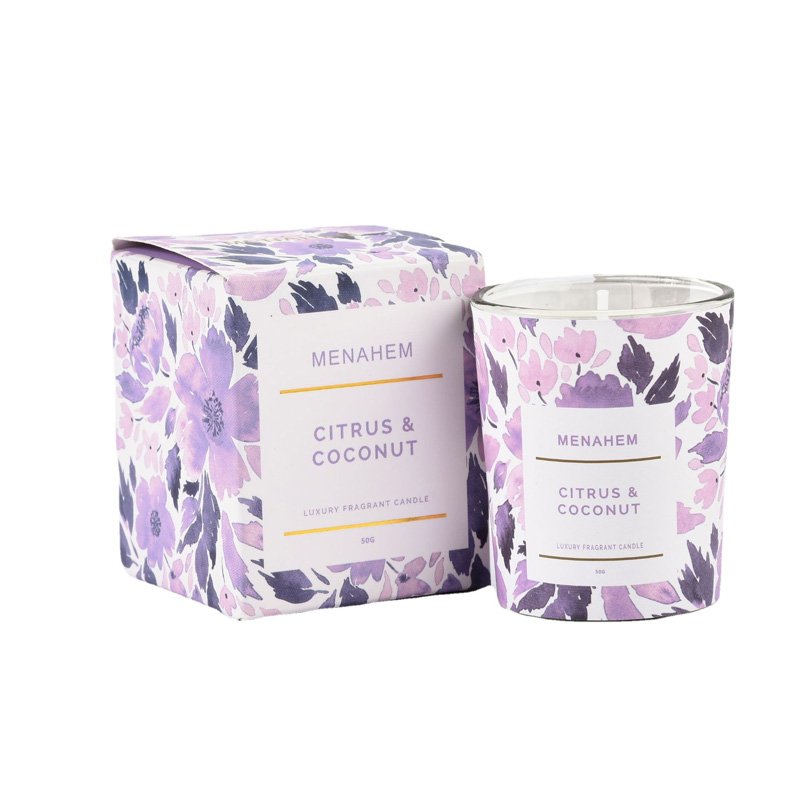 2024 High Quality Smokeless Scented Candle With Gift Box Customised Handmade Soy Wax Scented Candle