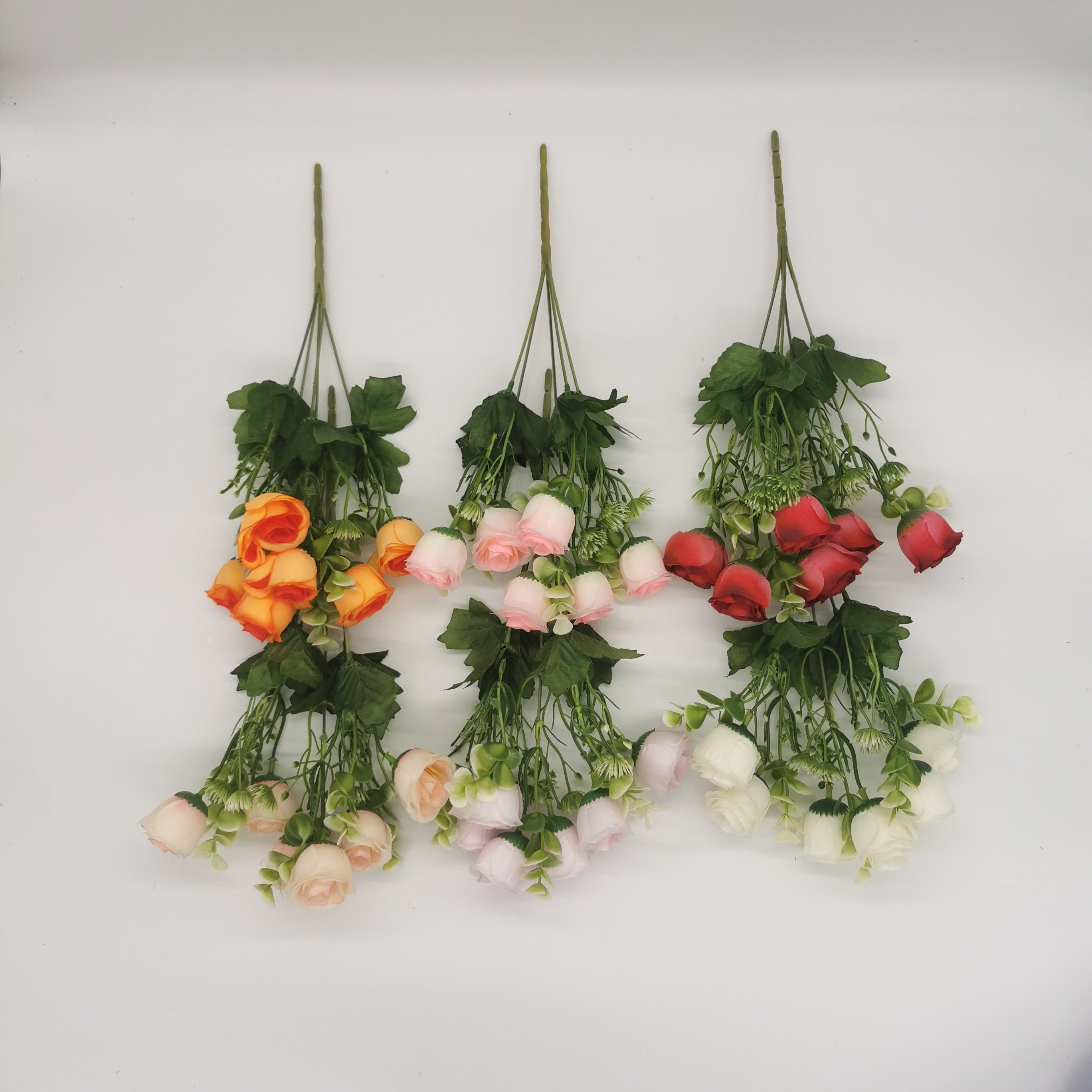 QIDA c2211 5 heads dried flowers decorative flowers plants for Home Wedding Decorative Flowers Hot Sale 23224