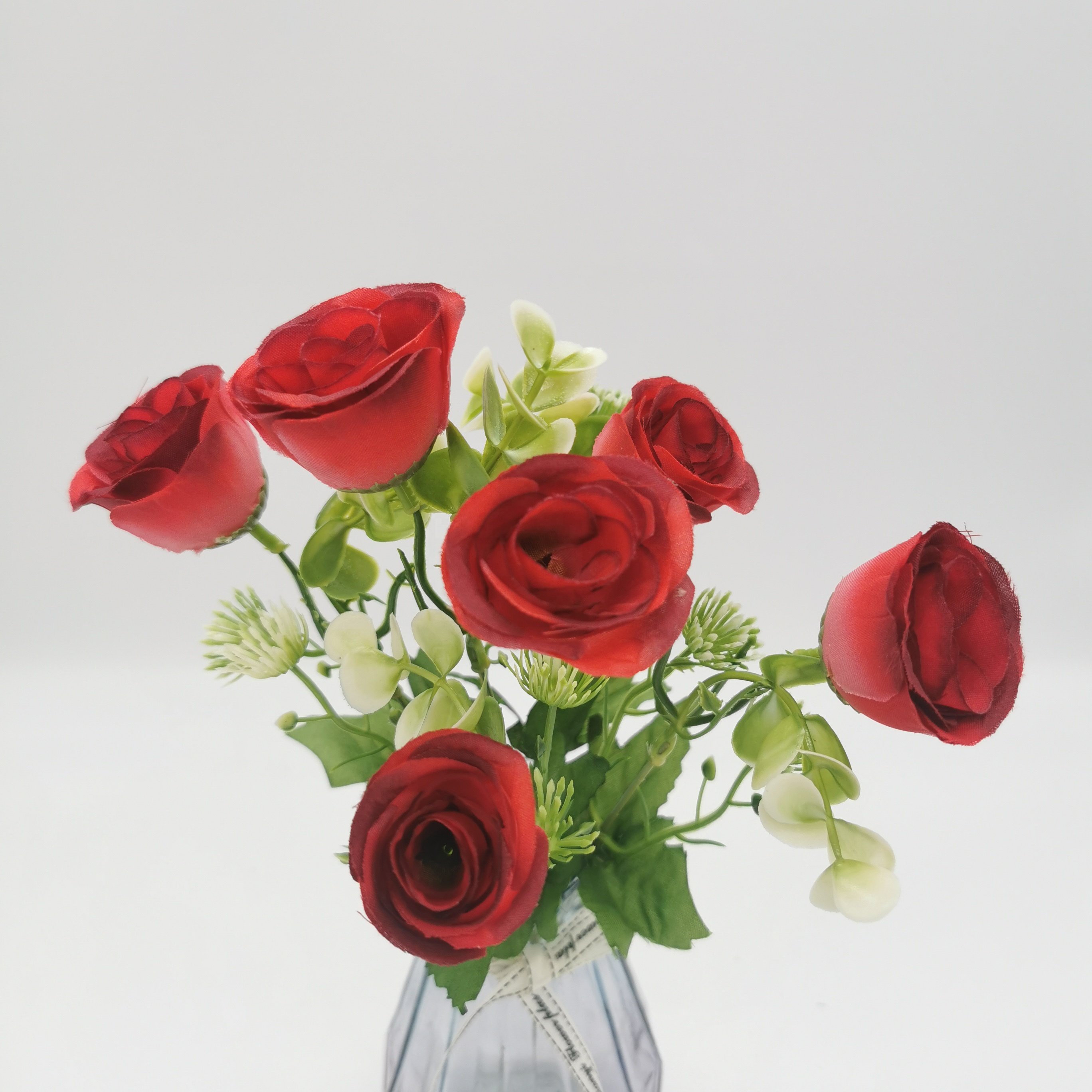 QIDA c2211 5 heads dried flowers decorative flowers plants for Home Wedding Decorative Flowers Hot Sale 23224