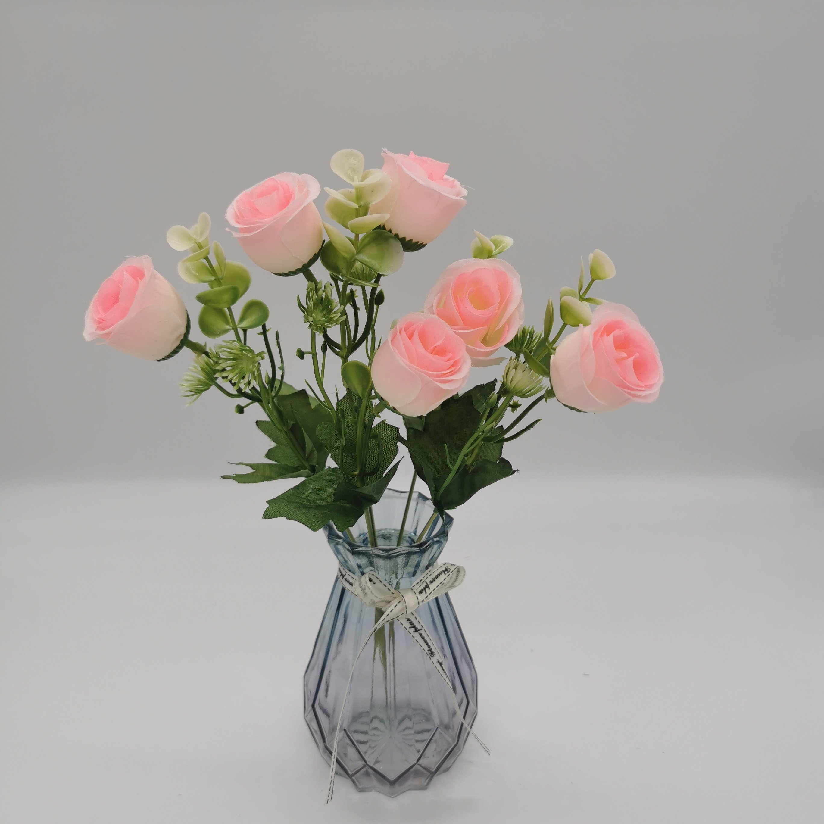 QIDA c2211 5 heads dried flowers decorative flowers plants for Home Wedding Decorative Flowers Hot Sale 23224