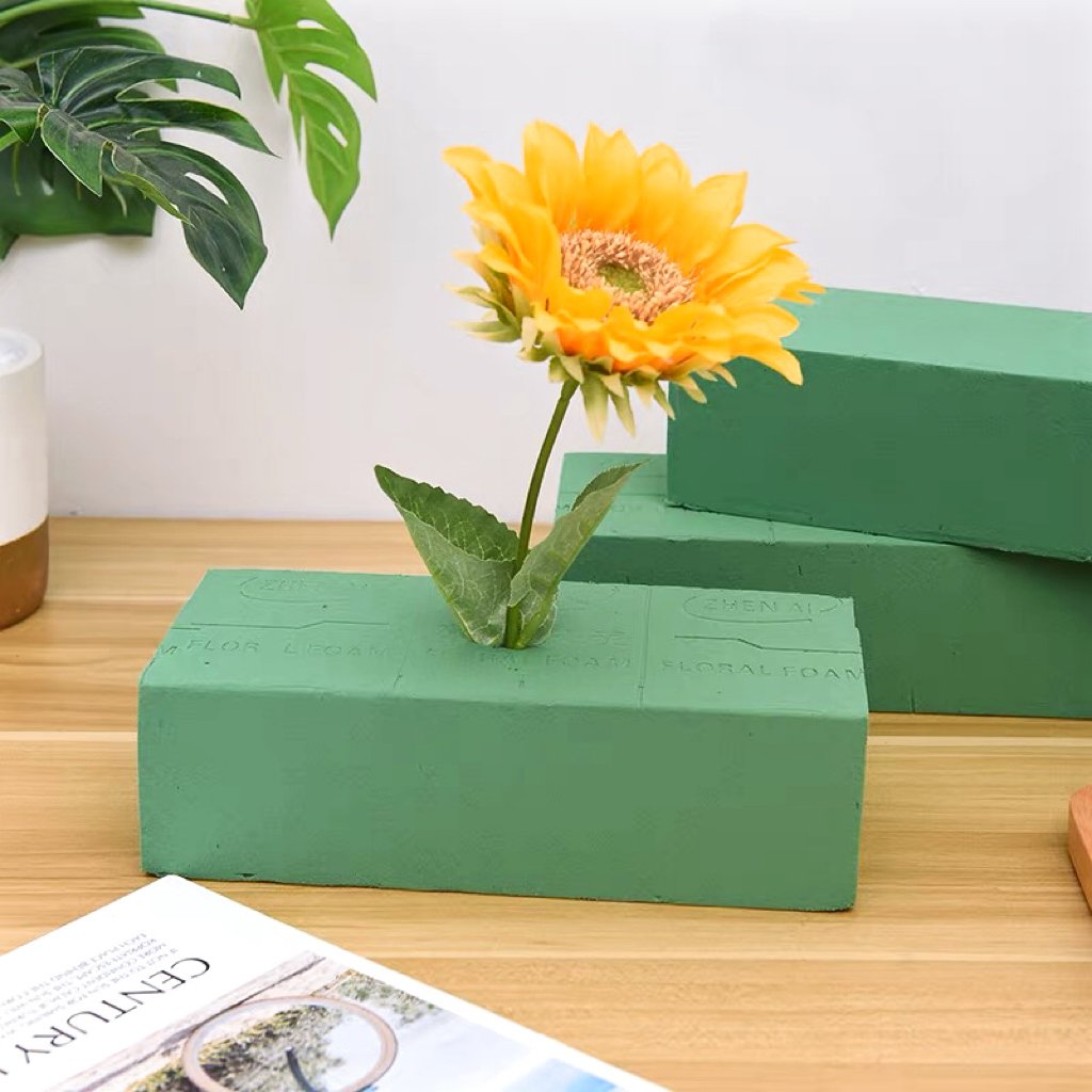 Factory low -cost Wholesale Dried Flower Arrange Flowers Floral Foam Absorb Easy Fresh Flower Mud
