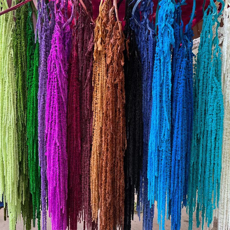 Wedding Decoration Natural Flower Hanging Rice long preserved Lover's tear hanging White Amaranthus Preserved