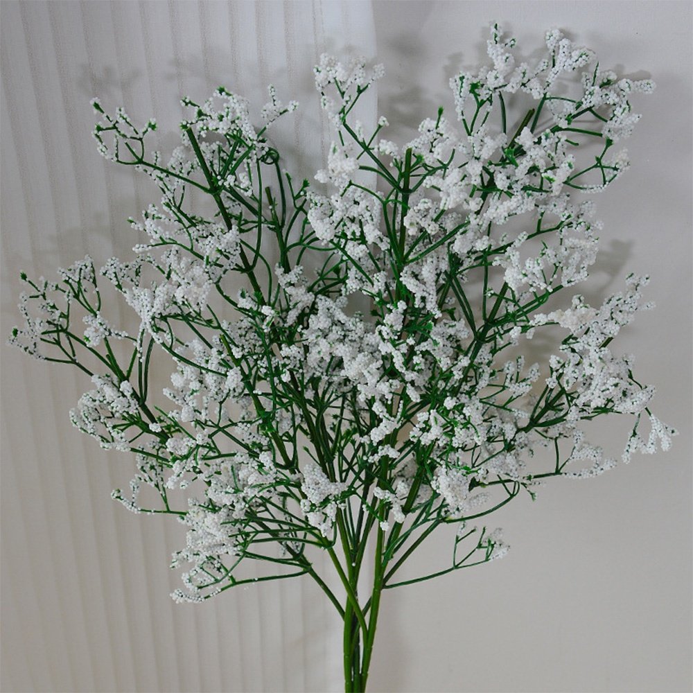 SHVMU babys breath flowers white color dried flowers baby breath wedding house decoration babybreath