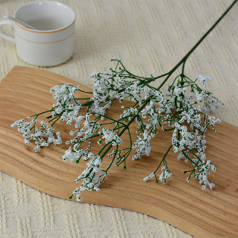 SHVMU babys breath flowers white color dried flowers baby breath wedding house decoration babybreath