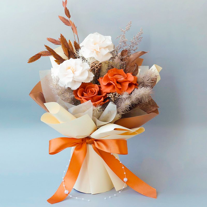 Handmade Vintage Rose Flower Bouquet Cheap FashionBridal and Bridesmaid Bouquet for Valentine's Day andMother's Dav