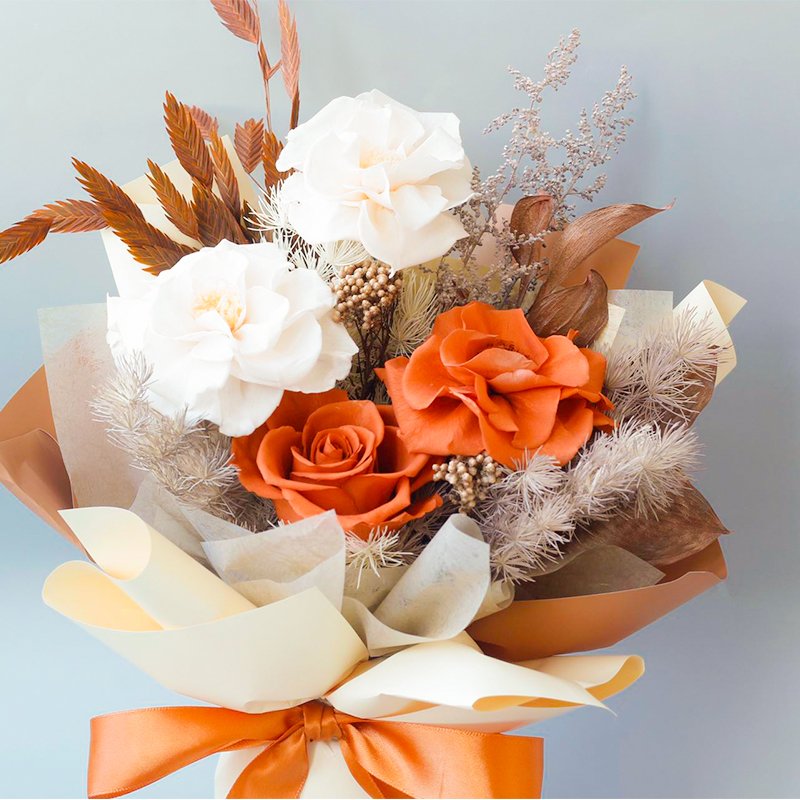 Handmade Vintage Rose Flower Bouquet Cheap FashionBridal and Bridesmaid Bouquet for Valentine's Day andMother's Dav