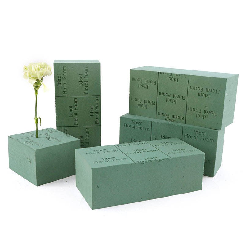 Yiliang Arrangement Flower Foam Clay Block Dried Flower Packaging Materials Wedding Decoration Flower Clay