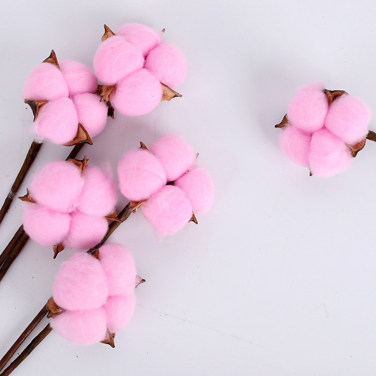 Table Centerpiece Wedding Decoration Office Decor Interior Accessories Home Cotton Dried Flower