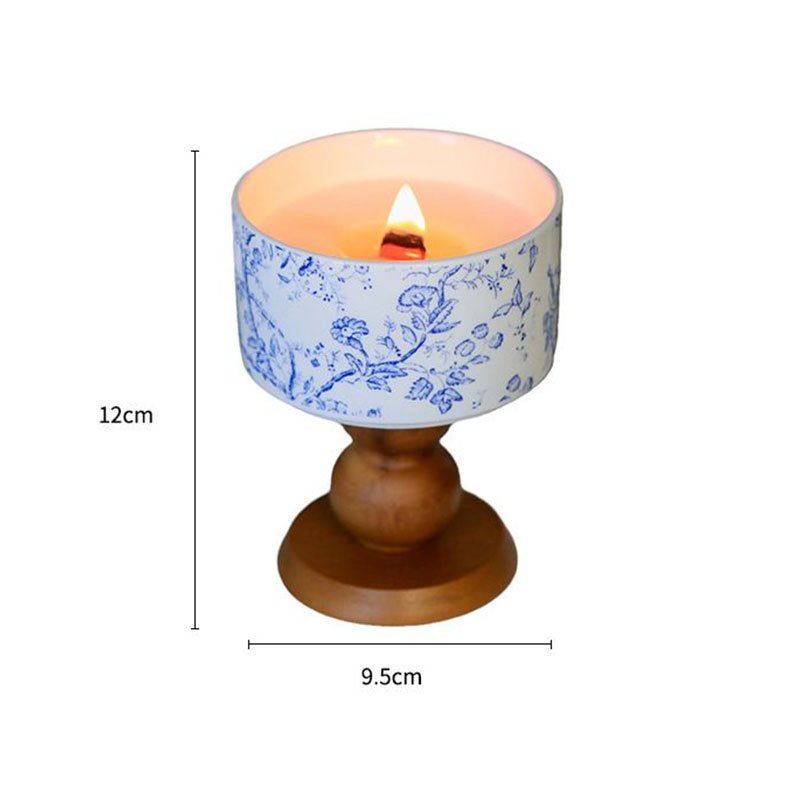 Customized French Aromatherapy style Candle luxury Glass Jar Creative Decoration Wholesale Home Decoration Scented Candle